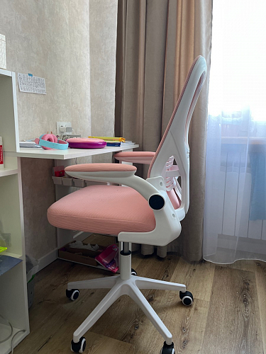 Компьютерное кресло Konfi pink / white фото покупателя 33