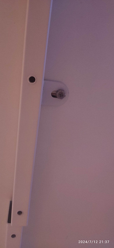 Компьютерный стол Маркос с механизмом подъема 140х80х75 орех кантри / белый фото покупателя 3