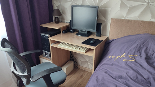 Стол компьютерный Джаз-24 правый венге фото покупателя 107