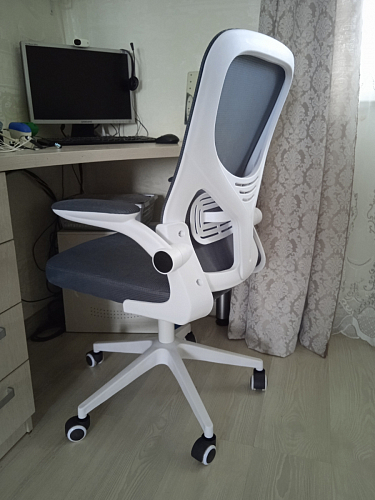 Компьютерное кресло Konfi dark gray / pink / white фото покупателя 1