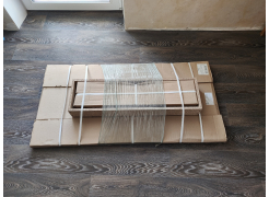 Стол Тринити Лофт 120 32 мм бетон / черный матовый фото покупателя 252