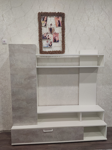 Готовая гостиная Jimenez дуб венге / белый глянец фото покупателя 116