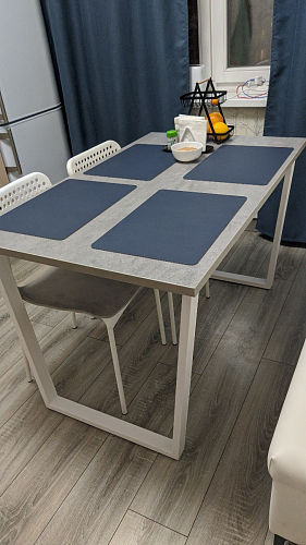 Деревянный стол Лота Лофт 120x75 дуб крафт табачный / черный матовый фото покупателя 492