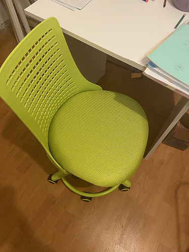 Компьютерное кресло Kiddy/Кидди бирюзовое ткань (сетка) фото покупателя 27