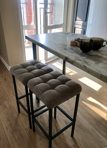 Барный стул Лофт катания лаванда / белый матовый фото покупателя 270