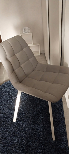 Стул на металлокаркасе Челси К бирюзовый / черный фото покупателя 207