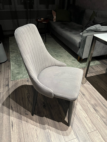 Стул на металлокаркасе Kora black / gray фото покупателя 131