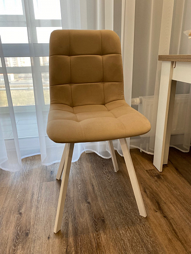 Стул на металлокаркасе Чилли К черный / зеленый фото покупателя 207