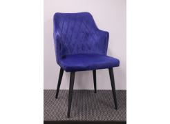 Стул на металлокаркасе Velen light gray / black из шоурума 1