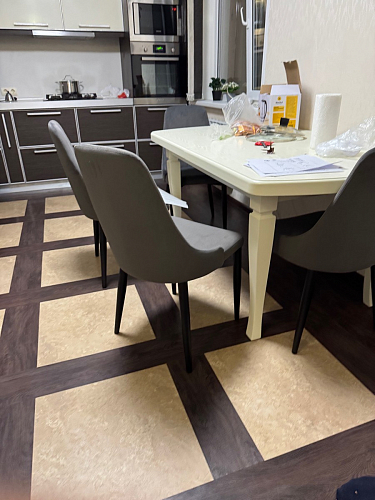 Стул на металлокаркасе Kora black / gray фото покупателя 389