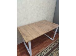 Стол Лота Лофт 140 25 мм черный матовый / бетон фото покупателя 40