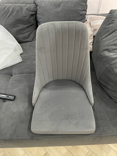 Стул на металлокаркасе Kora green / black фото покупателя 427