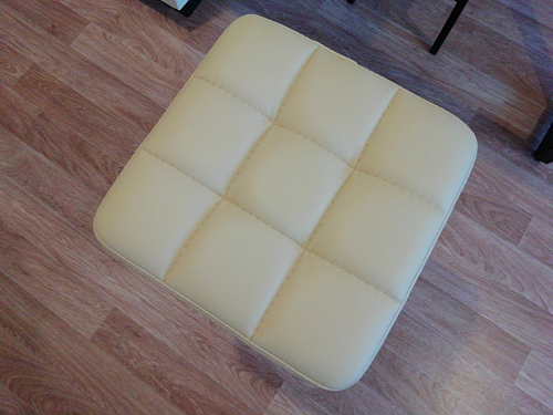 Барный стул Лофт ткань канди крем / черный матовый фото покупателя 90