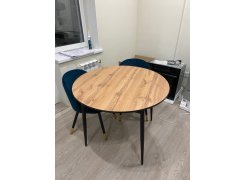 Стул на металлокаркасе Gabi 1 gray / black фото покупателя 390