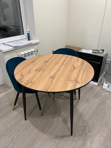 Стул на металлокаркасе Gabi 1 light purple / black фото покупателя 390