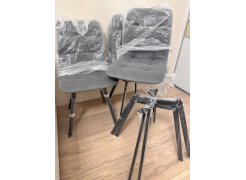 Стул на металлокаркасе Чилли светло-серый / черный фото покупателя 504