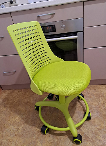 Компьютерное кресло Kiddy/Кидди бирюзовое ткань (сетка) фото покупателя 36