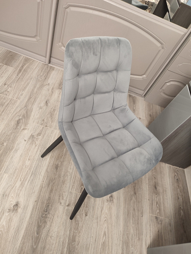 Стул на металлокаркасе Челси велюр коричневый / черный каркас фото покупателя 39