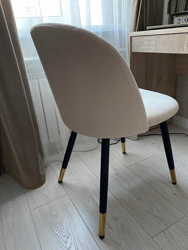 Стул на металлокаркасе Gabi gray / black фото покупателя 108