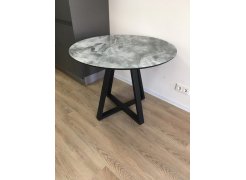 Стеклянный стол Норфолк 100 золото фото покупателя 5