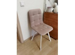 Стул на металлокаркасе Чилли горчичный / белый фото покупателя 138