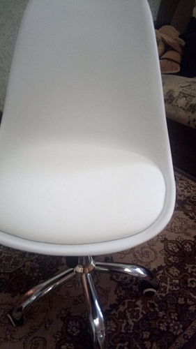 Компьютерное кресло Kolin с подушкой clear / white фото покупателя 560