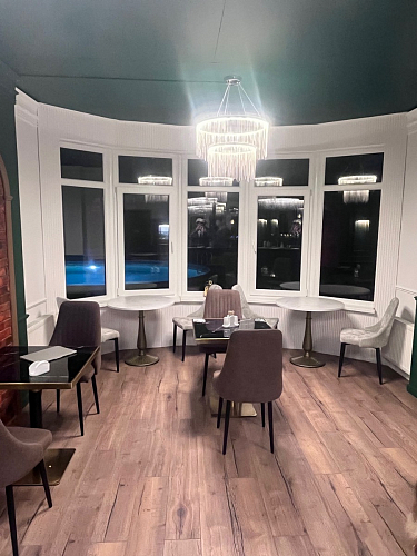 Стул на металлокаркасе Kora gray / black фото покупателя 305