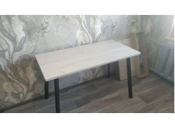 Деревянный стол Барон О 200 х 90 черная пленка шагрень / белый фото покупателя 27