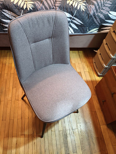 Комплект поворотных стульев Texas 1 светло-серый / черный 4 шт фото покупателя 1