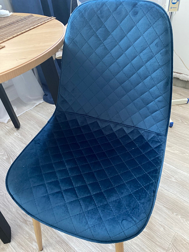 Стул на металлокаркасе Capri dark beige / white фото покупателя 128