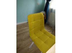 Стул на металлокаркасе Чилли светло-серый / черный фото покупателя 639