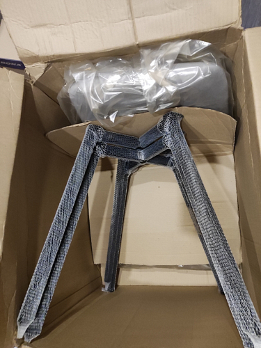 Стул на металлокаркасе Чилли горчичный / черный фото покупателя 1175