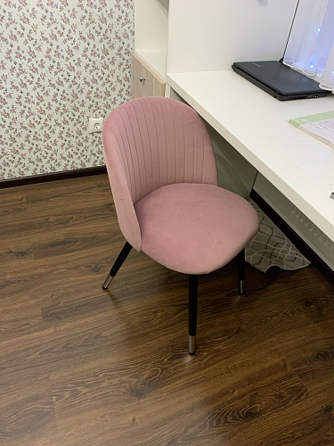 Стул на металлокаркасе Gabi 1 dark gray / black фото покупателя 121