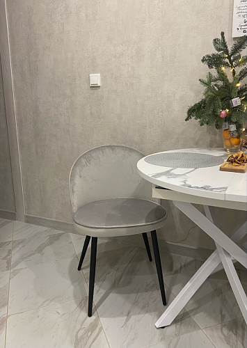 Стул на металлокаркасе Dodo blue фото покупателя 4