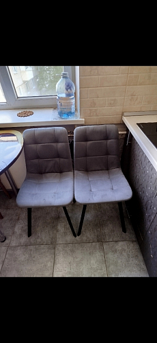 Стул на металлокаркасе Чилли зеленый / белый каркас фото покупателя 505