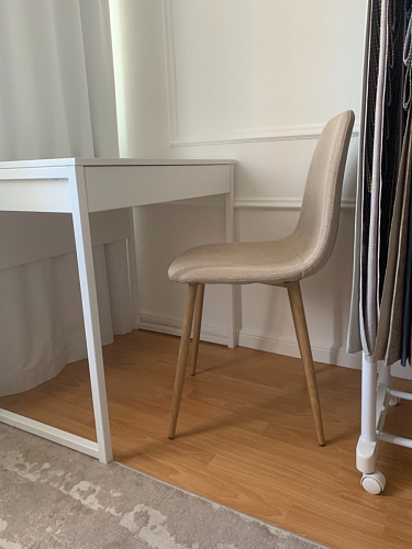 Стул на металлокаркасе Lilu 05 gray / white фото покупателя 7