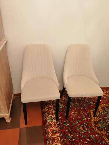 Стул на металлокаркасе Kora green / black фото покупателя 490