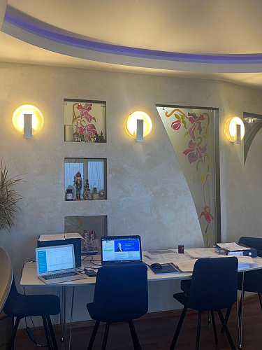 Стул на металлокаркасе Чилли бежевый / белый каркас фото покупателя 929