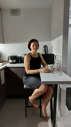 Барный стул Лофт ткань канди грей / черный матовый фото покупателя 310