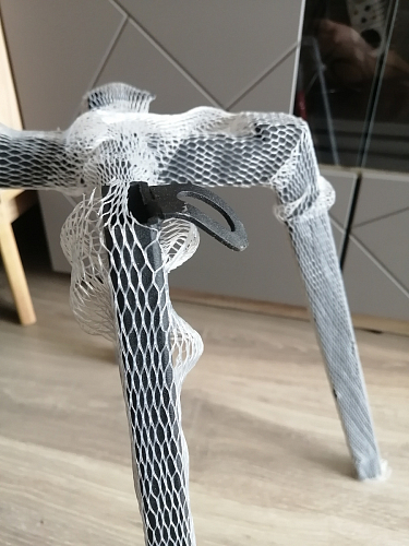 Стул на металлокаркасе Чилли К светло-серый велюр / черный каркас фото покупателя 563