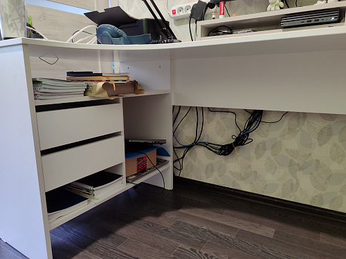 Стол письменный СПм-25 правый венге фото покупателя 79