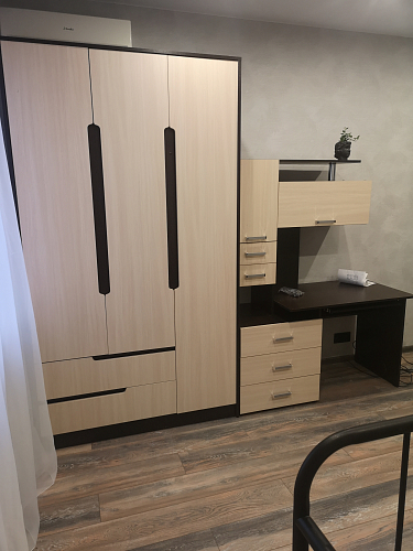 Шкаф Гавана трехстворчатый венге / дуб молочный фото покупателя 4