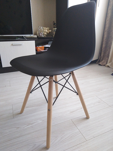 Пластиковый стул Eames PC-015 серый фото покупателя 466