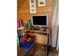 Письменный стол Леон Лофт бетон / черный матовый фото покупателя 164