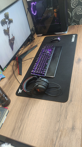 Стол Лота Лофт 140 25 мм черный матовый / бетон фото покупателя 193