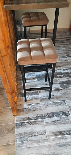 Барный стул Лофт катания минт / белый матовый фото покупателя 276