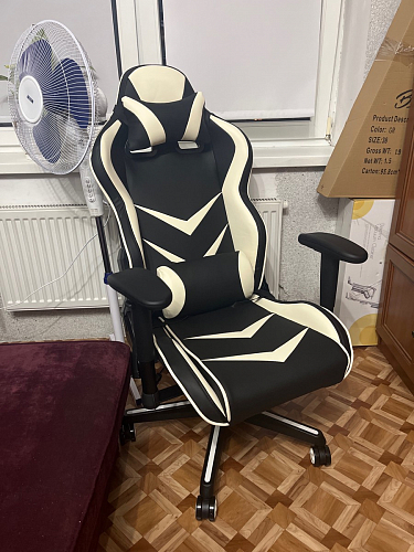 Компьютерное кресло Racer черное / оранжевое фото покупателя 51