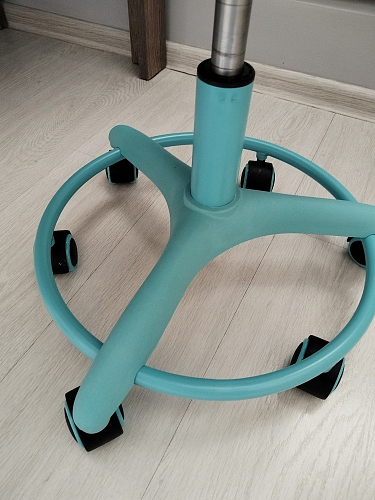 Компьютерное кресло Kiddy/Кидди бирюзовое ткань (сетка) фото покупателя 45