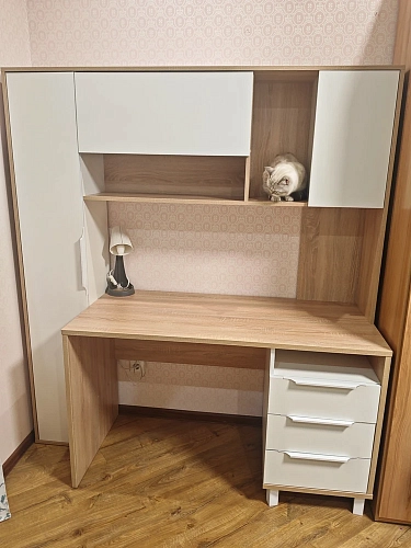 Компьютерный стол Комфорт 12.95 N дуб сонома / темно-серый фото покупателя 7