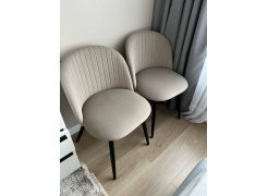 Стул на металлокаркасе Gabi 1 light purple / black фото покупателя 34